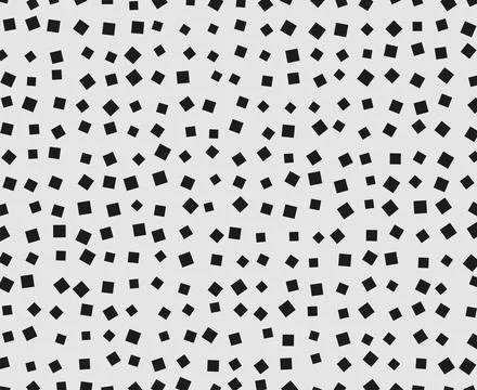 Abstract black white small square seamless pattern Stock Illustration