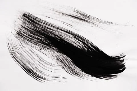 Abstract black white texture on white paper Stock Illustration