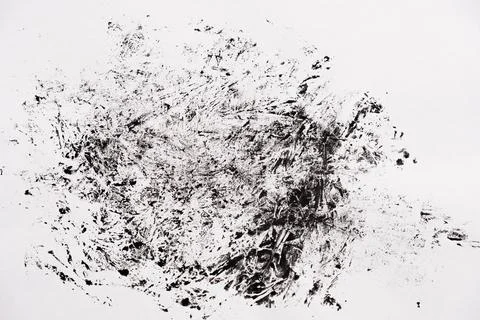 Abstract black white texture on white paper like a marble Stock Photos