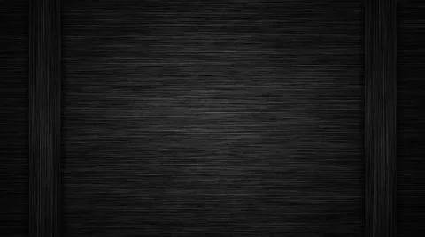 Abstract black wood texture background with board frame Stock Illustration