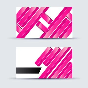 Abstract blank name card template for business artwork Stock Illustration