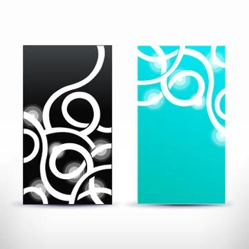Abstract blank name card template for business artwork Stock Illustration