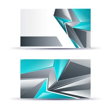 Abstract blank name card template for business artwork Stock Illustration