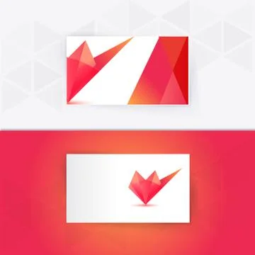 Abstract blank name card template for business artwork Stock Illustration