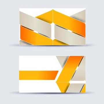 Abstract blank name card template for business artwork Stock Illustration