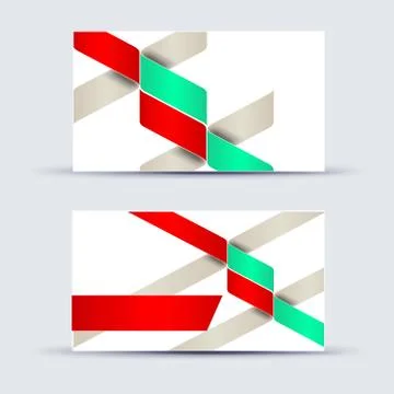 Abstract blank name card template for business artwork Stock Illustration
