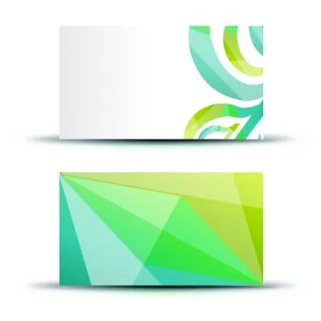 Abstract blank name card template for business artwork Stock Illustration