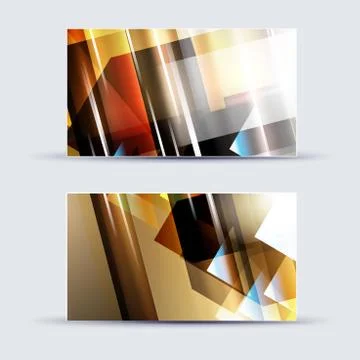 Abstract blank name card template for business artwork Stock Illustration