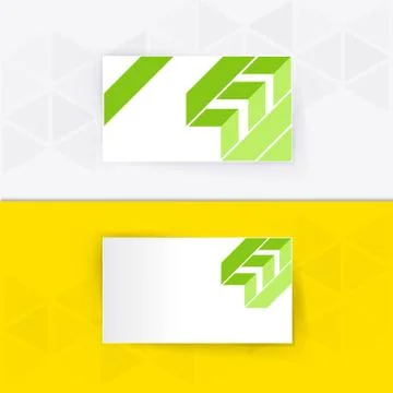 Abstract blank name card template for business artwork Stock Illustration