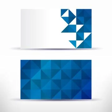 Abstract blank name card template for business artwork Stock Illustration
