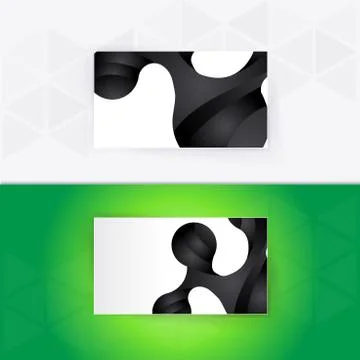 Abstract blank name card template for business artwork Stock Illustration