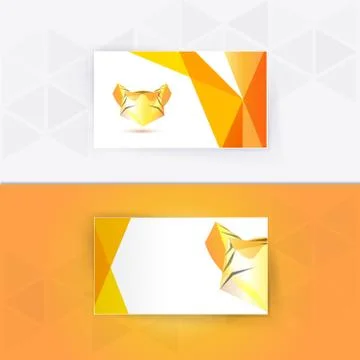 Abstract blank name card template for business artwork Stock Illustration