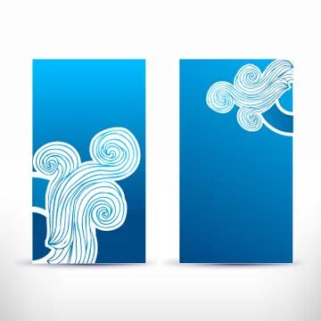 Abstract blank name card template for business artwork Stock Illustration