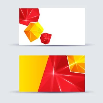 Abstract blank name card template for business artwork Stock Illustration