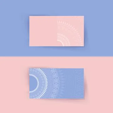 Abstract blank name card template for business artwork Stock Illustration