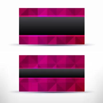 Abstract blank name card template for business artwork Stock Illustration