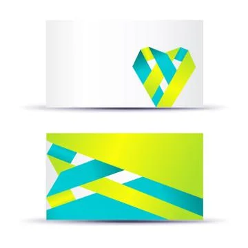 Abstract blank name card template for business artwork Stock Illustration
