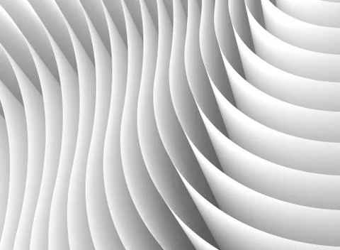 Abstract blank paper sheets wave Stock Illustration