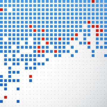 Abstract blank. Pixel art. Vector Stockillustratie