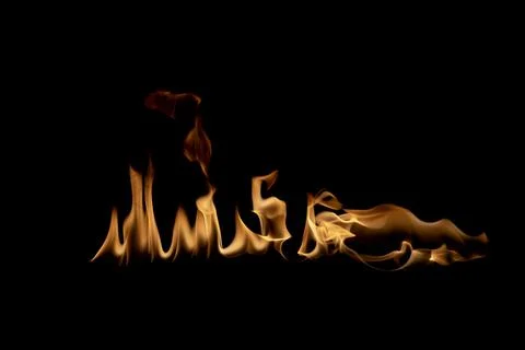 Abstract blaze fire flame texture for banner background.Texture of fire flame Stock Photos