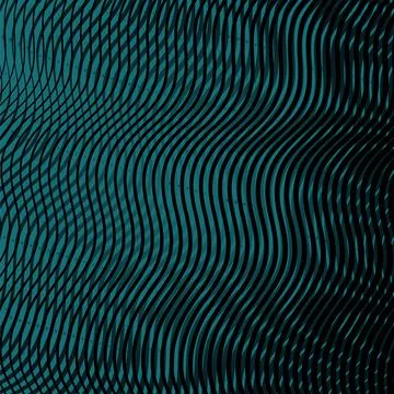 Abstract blend background of lines in trendy color 2021 tidewater green. Stock Illustration