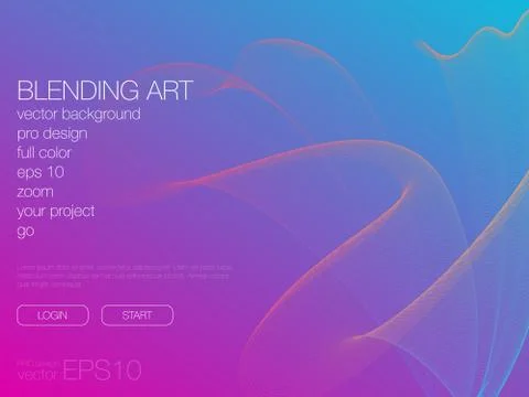 Abstract blend background. Template for web site Stock Illustration
