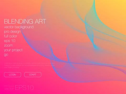 Abstract blend background. Template for web site Stock Illustration