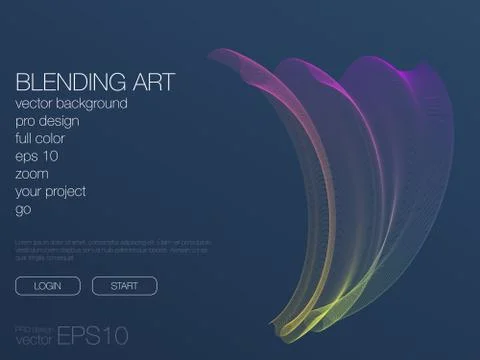 Abstract blend background. Template for web site Stock Illustration