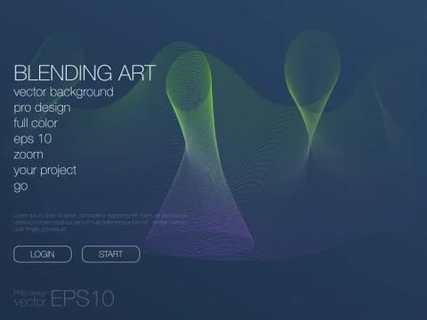 Abstract blend background. Template for web site Stock Illustration