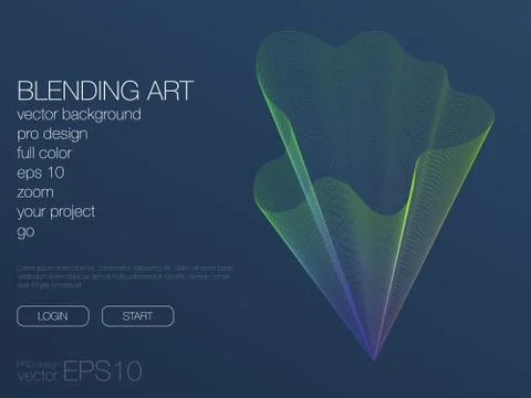 Abstract blend background. Template for web site Stock Illustration