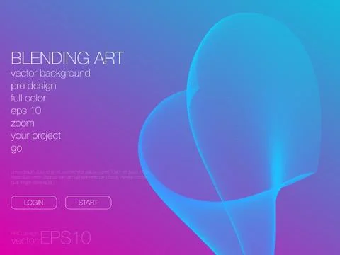 Abstract blend background. Template for web site Illustrazione stock