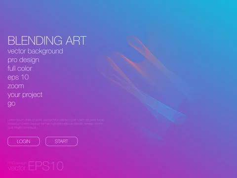 Abstract blend background. Template for web site Stock Illustration