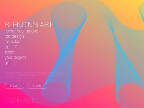 Abstract blend background. Template for web site 스톡 일러스트