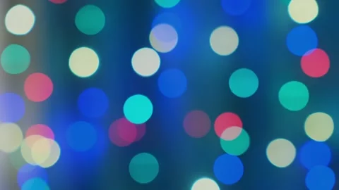 Abstract blinking bokeh background. 4k festive video loop. Stockbeeldmateriaal 257064022