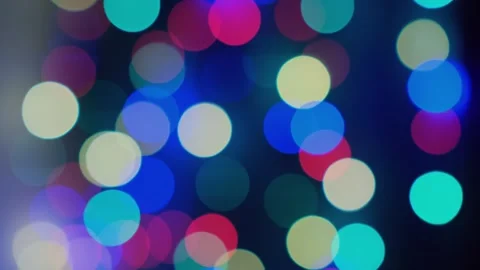 Abstract blinking bokeh background. 4k festive video loop. Stockbeeldmateriaal 257228929