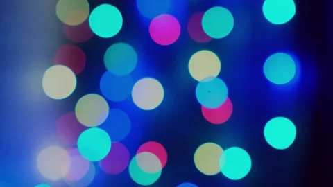 Abstract blinking bokeh background. 4k festive video loop. Видео 257640201