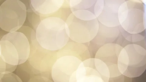 Abstract blinking yellow round bokeh Stock Footage 172529079