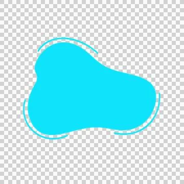 Abstract Blob Art Line Shape Stock Photos
