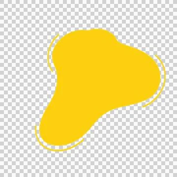 Abstract Blob Art Line Shape Foto stock