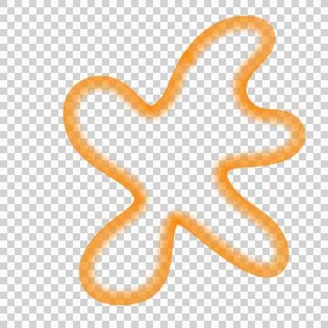 Abstract Blob Art Line Shape Stock Photos