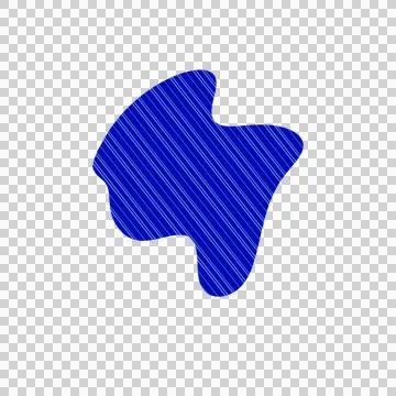 Abstract Blob Art Line Shape Stock Photos