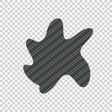 Abstract Blob Art Line Shape Foto stock