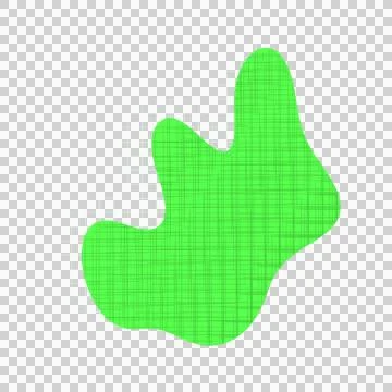 Abstract Blob Art Line Shape Foto stock