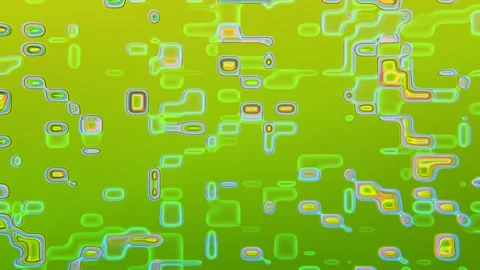 Abstract Blob Motion Graphics Fluid  Green Stock Footage 313458176