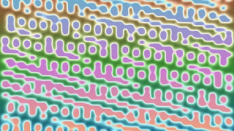 Abstract Blob Pattern Grid Animation Motion Graphics Fluid Stock Footage 301029711