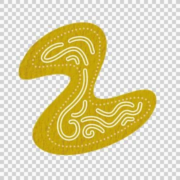 Abstract Blob Shape Stock Illustration
