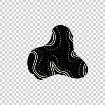 Abstract Blob Shape Stock Illustration