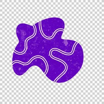 Abstract Blob Shape Stock Illustration