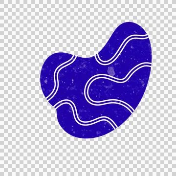 Abstract Blob Shape Stock Illustration
