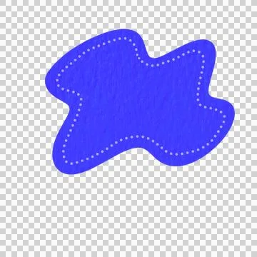 Abstract Blob Shape Stock Illustration